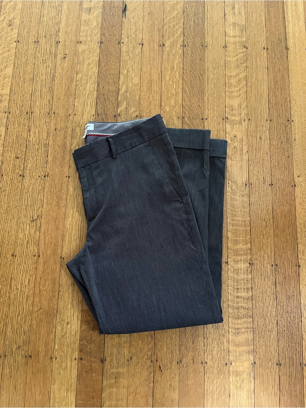 Banana Republic Dark Gray Cropped Dress Trousers Martin Fit